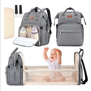 7 in 1 Diaper Bag Backpack with Changing Station Baby Bags for Boys Girls Men...
